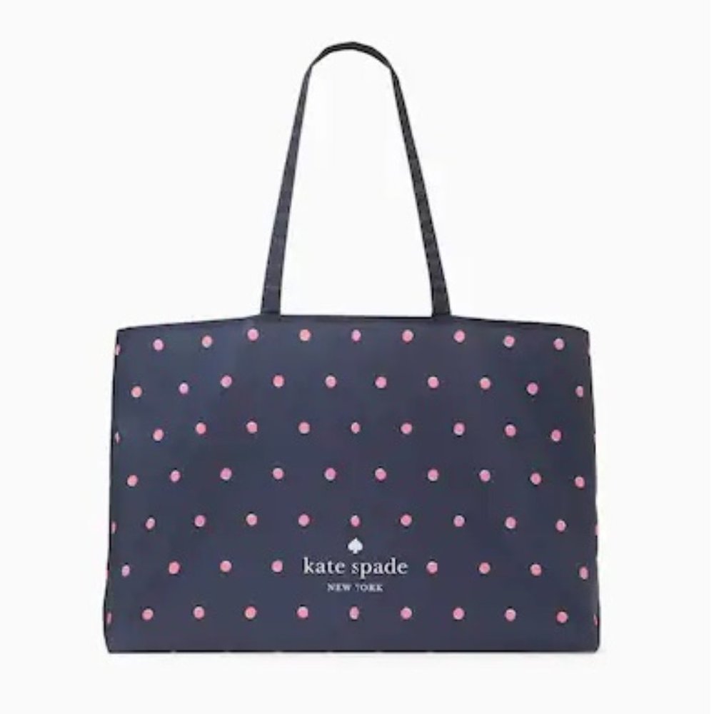 ♠️ Kate Spade ♠️ Canvas Park Dot Tote Bag - Picture 2 of 13